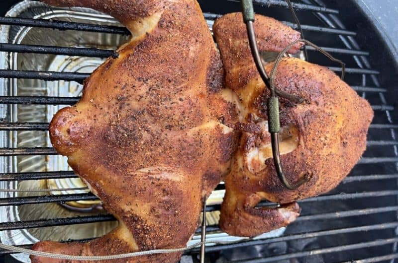 Bull Frog Chicken on the Weber Kettle: The New Spatchcock