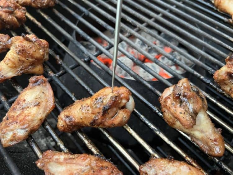 Crispy Maple Glazed Canadian Chicken Wings on the er Kettle With the